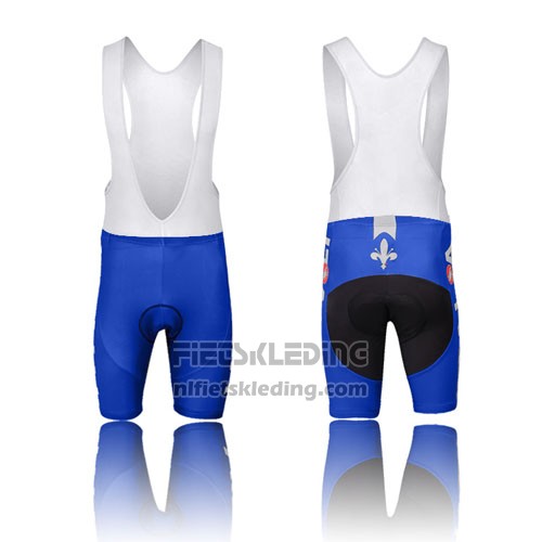 2014 Fietskleding Italie Wit en Blauw Korte Mouwen en Koersbroek